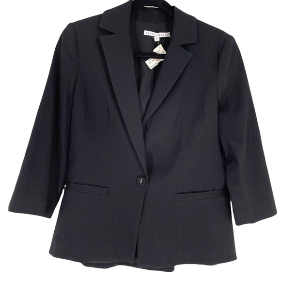 NWT $375 DONNA DEGNAN 3/4 RIBBON TIE SLEEVES - Picture 1 of 8